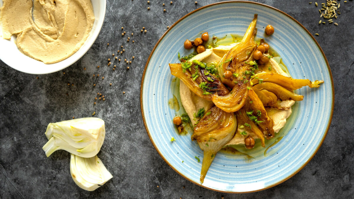 Geschmorter Fenchel mit Hummus - Thomas kocht - der Kochkanal auf Youtube