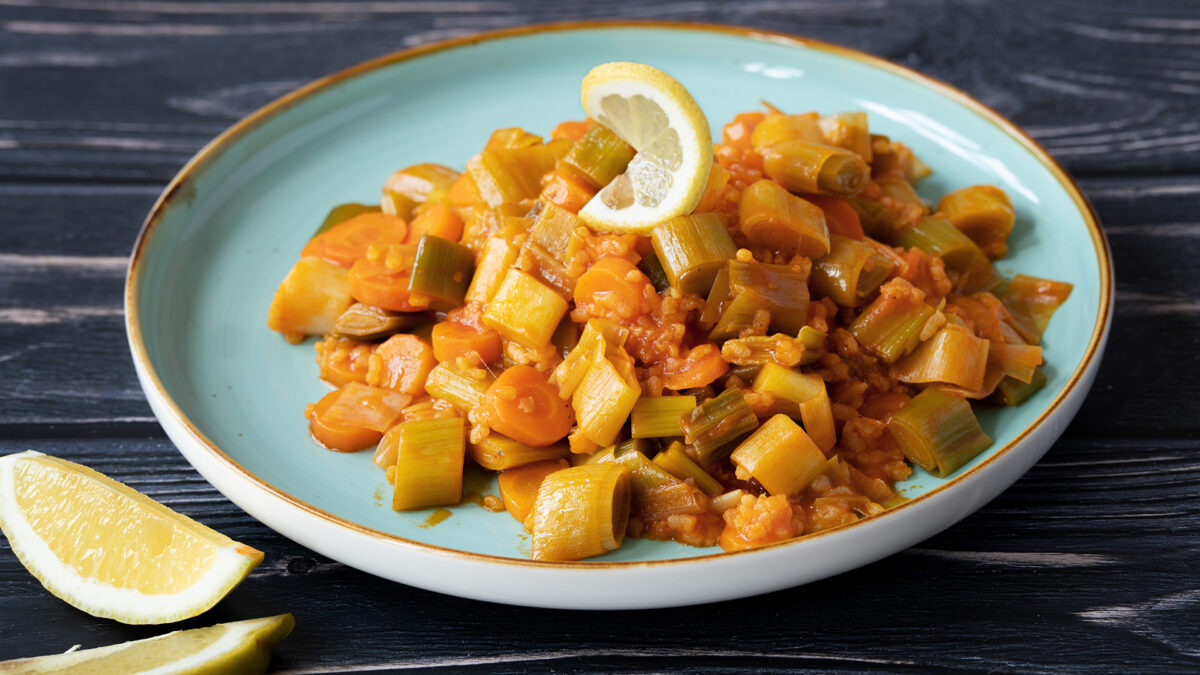 Lauchgemüse – Porree Eintopf – Pırasa yemeği - Thomas kocht - der ...