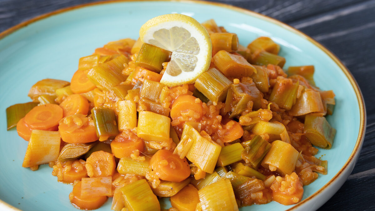 Lauchgemüse – Porree Eintopf – Pırasa yemeği - Thomas kocht - der ...