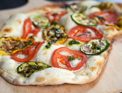 Flammkuchen Rezept Mediterraner Flammkuchen mit Zucchini und Tomaten